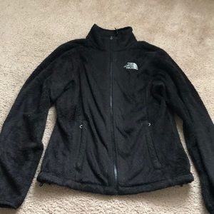 Black north face osito fleece jacket
